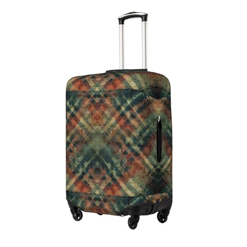 Grunge-Color-Texture-With-Symmetrical- Luggage Cover, Protective Washable Suitcase Cover - Travel Fashion Elastic Suitcase Protector X-Large2