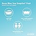 Intex Deep Sea Blue 8 Feet x 18 Inch SnapSet Instant Round Plastic Above Ground Swimming Kiddie Pool for Ages 3 Years and Up, Blue