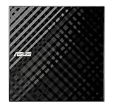 ASUS ASUS LITE Portable USB 2.0 Slim 8X DVD/ Burner +/- Rewriter External Drive, Compatible with both Mac & Windows, Black (SDRW-08D2S-U/BLK/G/AS)
