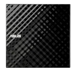 ASUS Lecteur Graveur CD / DVD externe SDRW-08D2S-U LITE Noir – Graveur DVD x8 ultra-compact, M-Disc supporté, compatibilité Windows et Mac OS