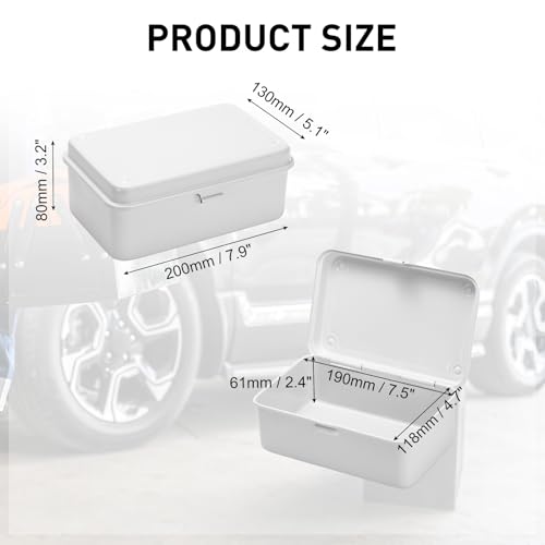 Boîte à outils compacte en acier pour ne plus perdre vos petits accessoires