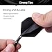CyeeLife Integrated Dart Shaft and Flights Standard Shape,Black/Red/Blue/Green,4 Set (12pcs) (2BA)