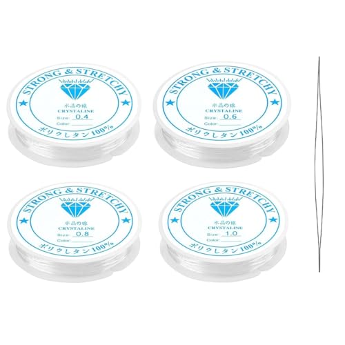Sufune Elastischer Schmuckfaden Set 4 Rollen