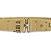 Oleader WW2 U.S. Army M1936 Pistol Belt Weebing Combat Belt with Metal Buckle,Khaki Size Medium