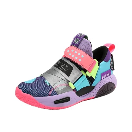 Youth Basketball Shoes for Boys and Girls – Lightweight Cushioning, Non-Slip Outsole