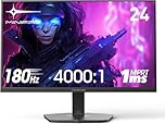 Minifire Écran PC Gamer 24 Pouces, 180Hz, 1ms, Adaptive Sync,FHD, 110% sRGB,1xHDMI 1.4/1xDP 1.2 Ports, BluelightShield, Bordure Ultra-Fine, Inclinaison Réglable