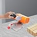 Benchtop Cut-Off Saw Miniature Compound-Cutting, Hobby Crafts Mini Cuts Wood Metal Home Tools, Max 45° Adjustable Small Electric Table Saw, 110V 60 Hz 7800R/Min