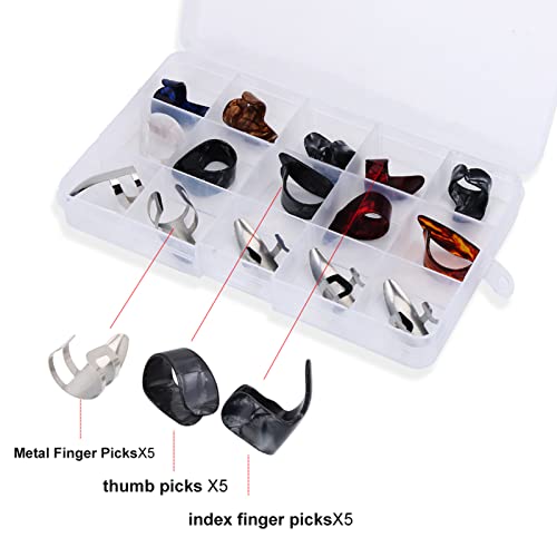 Tyenaza 15 médiators de Guitare, protège-Doigts de Guitare, médiators de Pouce, Porte-médiators de Guitare, Bricolage… - Les Beatles, Paul McCartney, John Lennon, RIngo Starr, George Harrison Tyenaza 15 médiators de Guitare, protège-Doigts de Guitare, médiators de Pouce, Porte-médiators de Guitare, Bricolage… – Image 3