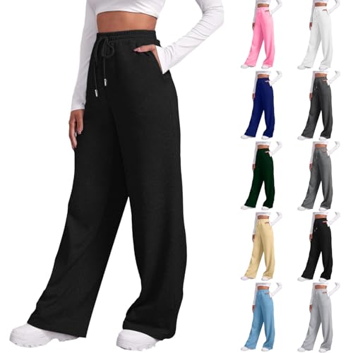 Amazon.com: Baggy Sweatpants for Women Elastic High Waisted Wide