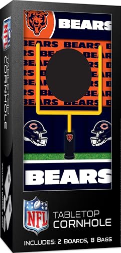 Masterpieces Adult Sports Fan Game - Chicago Bears Tabletop Cornhole, Bears Decor