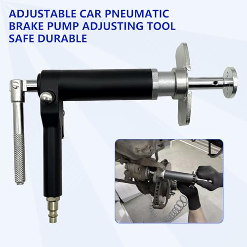 ZKTOOL Air Powered Brake Piston Wind Back Tool, Pneumatic Brake Caliper Piston Compressor Tool, Brake Pump Adjusting Tool. - Thumbnail 4
