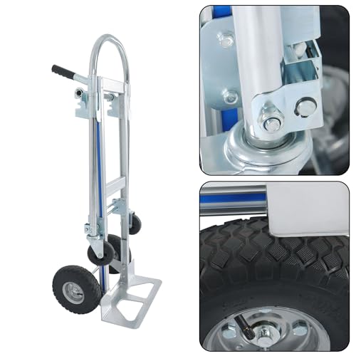 Carretilla plegable 2 en 1, capacidad 1000 libras miniatura 4