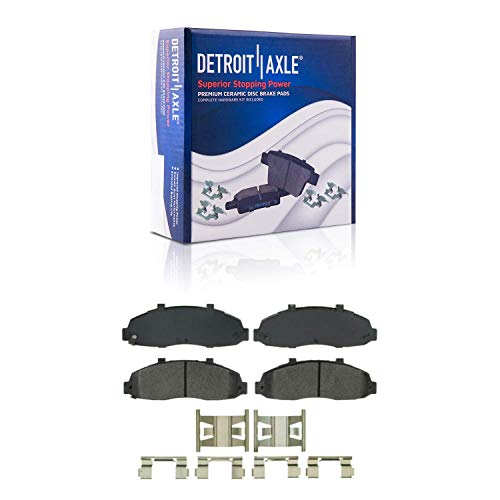 Image of Detroit Axle - 4WD Front Brake Kit for 1997 1998 1999 2000 2001 2002 2003