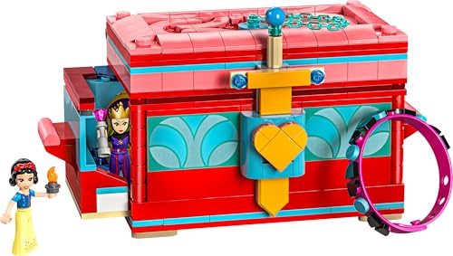 | Disney Portagioie di Biancaneve - Giocattolo da Principesse con Coperchio, Braccialetto Indossabile e Mini Bamboline di Biancaneve e Regina Cattiva - Regalo per Bambine 6+ Fan del Film - 43276 - Lego - Immagine 9