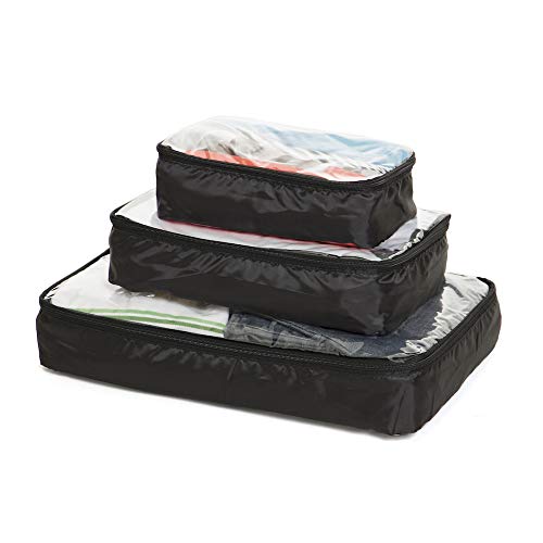 Conjunto organizador de malas Momis Petit Preto