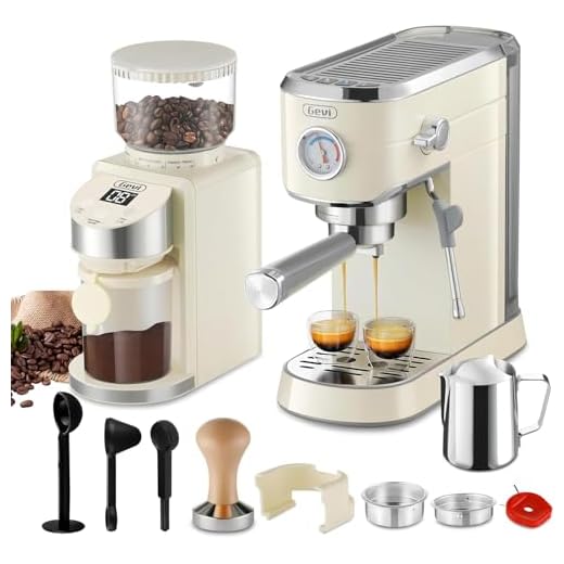 Gevi 20 Bar Espresso Coffee Machine Set