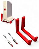 PLEXONE Wandhalterung Halterung für AVM Fritz! Repeater 3000 AX Wandmontage inklusive Montagematerial (Rot)