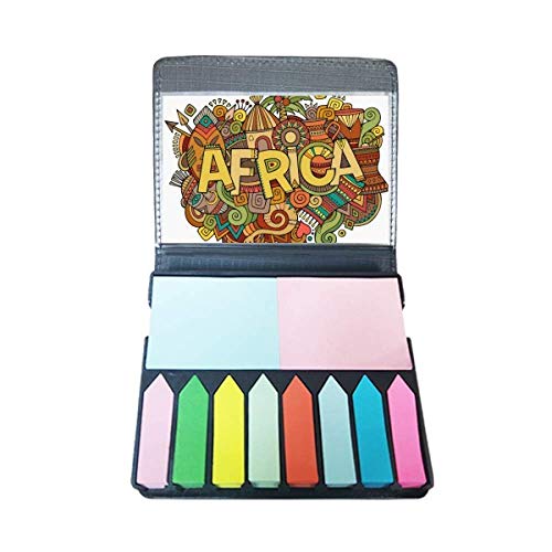 Marque-page autoadhésif repositionnable à motif aborigène