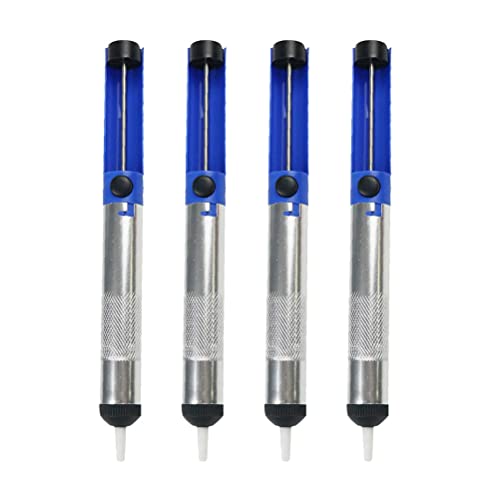 4pcs Suction Pump Solder Removal Tool Desoldering Tool Pen Soldering Removal Tool Soldering Pickup Tool Desoldering Pump Solder Removal Sucker Solder Removal Pump Solder Sucker