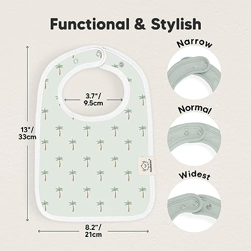 KeaBabies 8-Pack Baby Bibs for Girl, Boy and 8-Pack Baby Bibs for Girls & Boys - Drool Bibs for Baby Boy, Teething Baby Bibs for Boy, Girl, Bibs for Baby Girl2