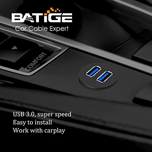 Evita cables sueltos con el cable empotrable USB 3.0 dual para salpicadero 2