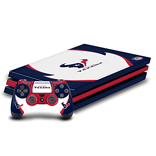 Skin PS4 Pro Houston Texans protège des traces de doigts l'autocollant vinyle NFL de jeu