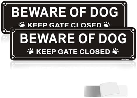 Signkart 30 Cm Beware Of Dog Sign Board Self Adhesive Sticker Price In