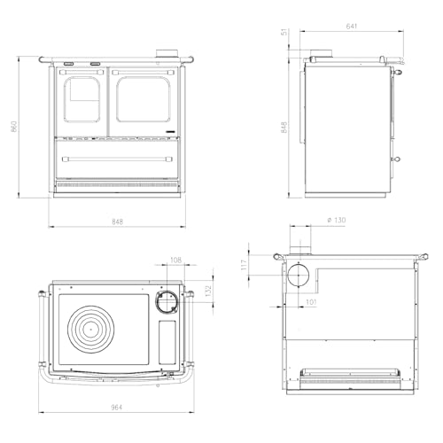 Cucina Legna Nordica Sovrana Easy Evo 2.0 - 4