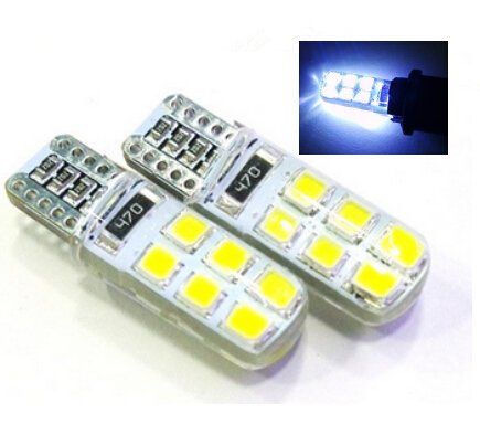 Best To Buy (6-Pack) T5/T10 2-Watt Led Bulb 12-30V Ac/Dc, 12Smd2835 2W (Jc10 Bi-Pin 10-18W Replacement)-Blue #TOP2