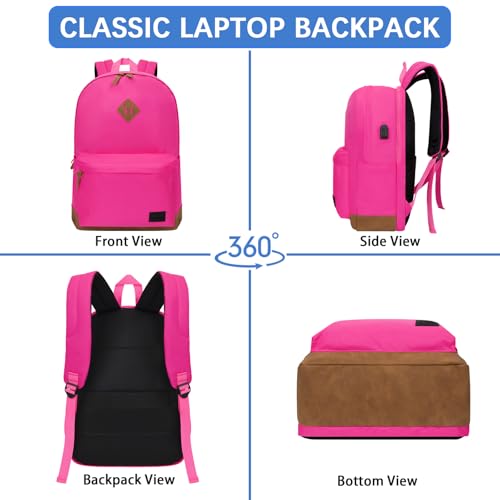 Image of Goloni Backpack for Men Women,Travel Laptop Backpack, Water Resistant 17.3 Inch USB Charging Backpack, Large Capacity Work Commute Bag