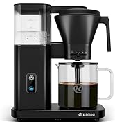 Kismile 8 Cup Drip Coffee Maker Machine, Pour Over Coffee Brew with 3s Instant Heat 197-205℉, Rem...