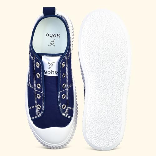 Image of YOHO Cruise Women's Without Lace Trendy Stylish Canvas Slip-On Sneakers (SoS)