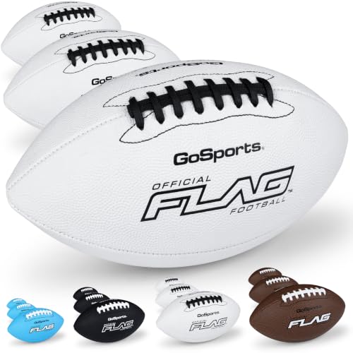 GoSports Junior Flag Footballs 3-Pack