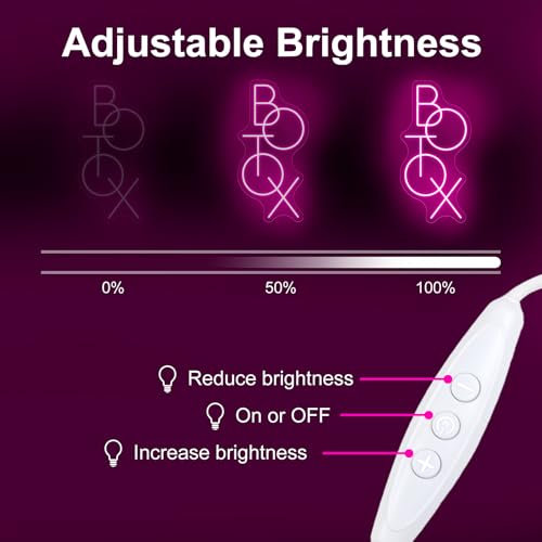 Image of Botox Logo Neon Sign, Botox Filler Led Light, Beauty Studio Wall Decor