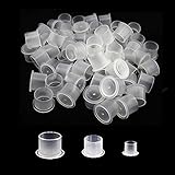 ✓CONVENIENTE DE USO: las copas de mezcla de plástico incluyen 3 tamaños de 11 mm 14 mm 17 mm, más conveniente para aficionados y tatuadores profesionales.