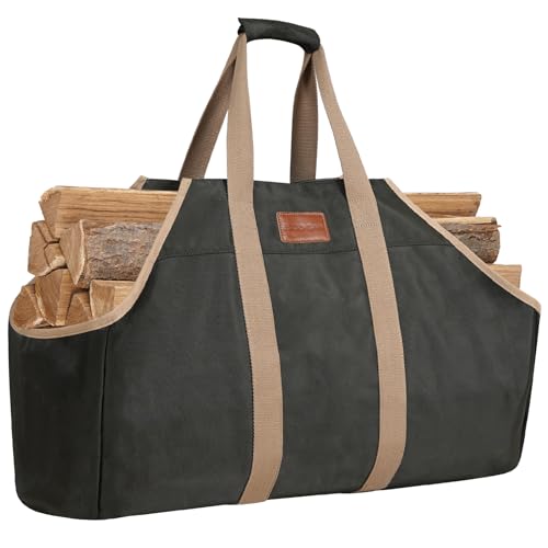 G Good Gain Firewood Carrier– Large Fire Wood Bag With Handles cover