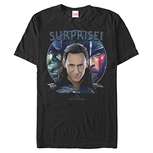 T-shirt Loki noir 4XL idéal pour les soirées fan Marvel