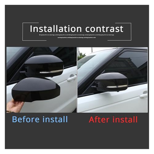 Coque de rétroviseur noir piano pour Range Rover Sport L494