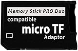 LEAGY PSP 1000, PSP 2000, PSP3000 Memory Stick Adapter, Micro SD auf Memory Stick PRO Duo MagicGate Karte für Handycam, Kamera, Sony PlayStation Portable