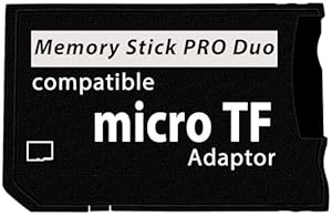 LEAGY PSP 1000, PSP 2000, PSP3000 Memory Stick Adapter, Micro SD auf Memory Stick PRO Duo MagicGate Karte für Handycam, Kamera, Sony PlayStation Portable