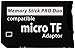 LEAGY PSP 1000, PSP 2000, PSP3000 Memory Stick Adapter, Micro SD auf Memory Stick PRO Duo MagicGate Karte für Handycam, Kamera, Sony PlayStation Portable