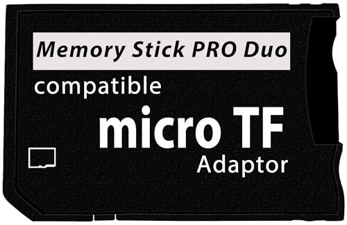 LEAGY Adattatore Memory Stick PSP 1000, PSP 2000, PSP3000, Micro SD a Memory Stick PRO Duo MagicGate...