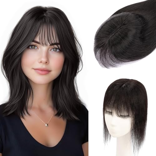 S-noilite Hair Toppers for Women Real Human Hair, 100% Real