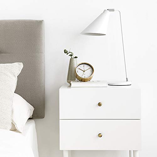 Kenay Home Lámpara De Sobremesa Seren Blanca, 15x47x26cm (WxHxD)