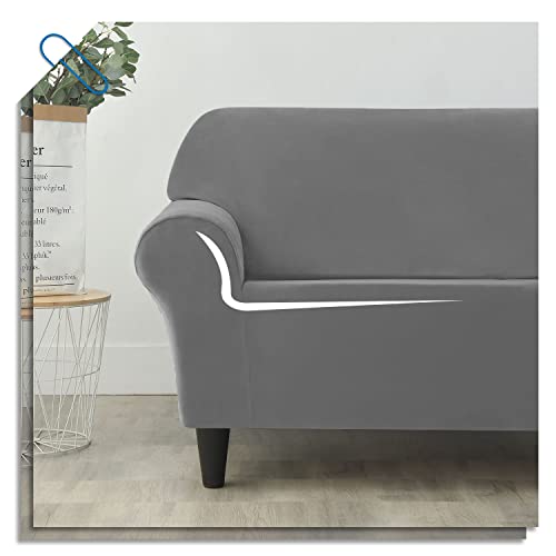 Housse de canapé velours lavable pour masquer l'usure - 6