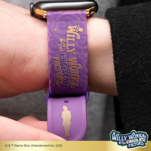 Willy Wonka - Golden Wonka Smartwatch Band - Officially Licensed, Compatible With Every Size & Series Of Apple Watch (Watch Not Included) #TOP5
