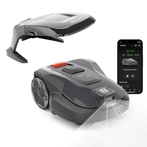 HUSQVARNA Automower Aspire R6V Mähroboter ohne Begrenzungskabel AI Vision GPS-Navigation App-Steuerung virtuelle Zonen bis 600 m + Garage