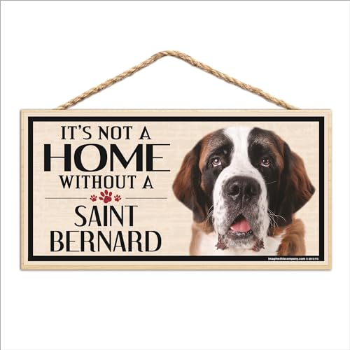 Image of Imagine This Wood Sign for St. Bernard Dog Breeds