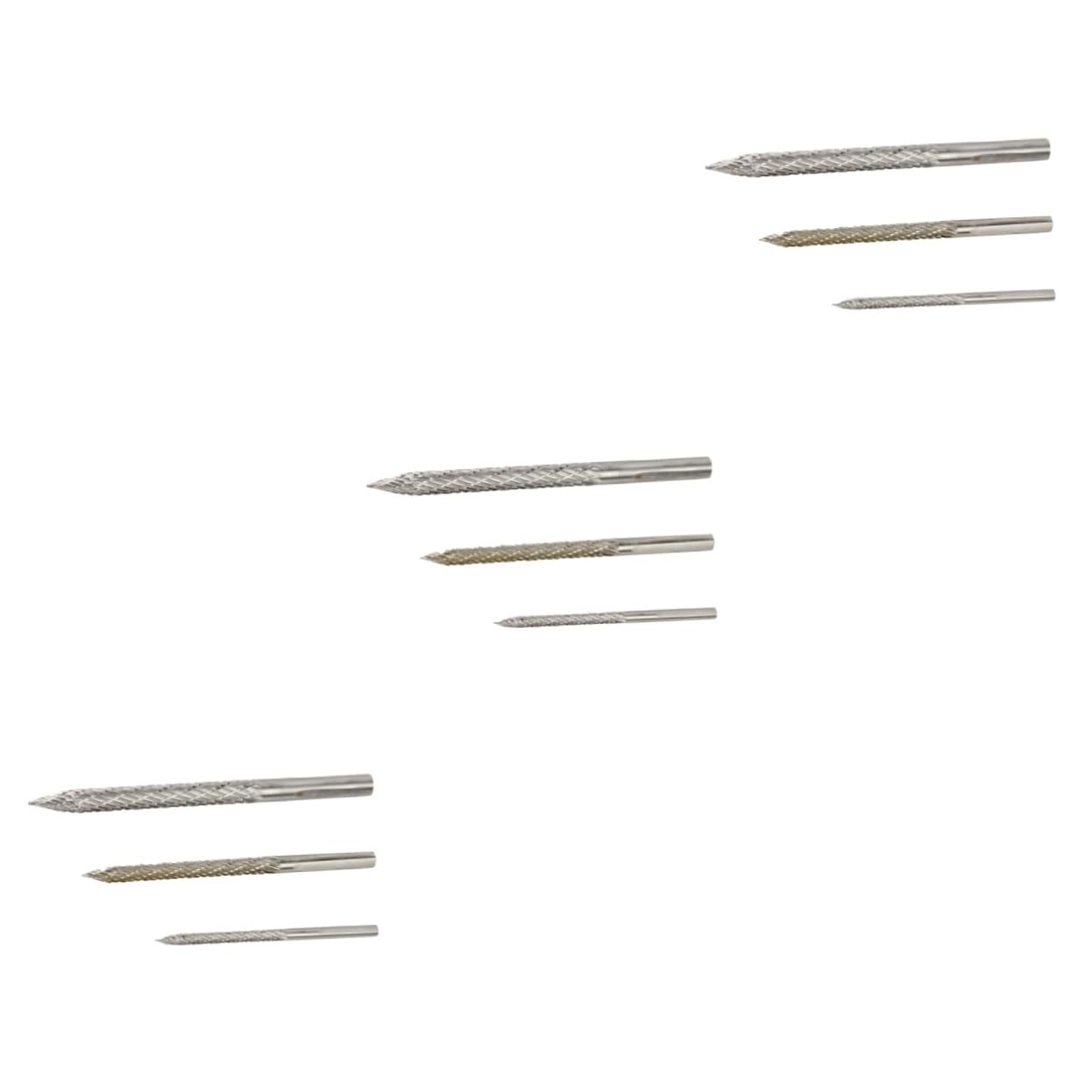 GLEAVI 3sets Punte Per Riparazione Pneumatici Cementato Con Diametri Utensile Multifunzionale Per Rimozione Filo Per Veicoli e