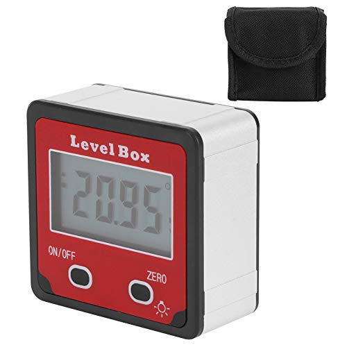 Digital Inclinometer Mini Protractor Angle Meter with LCD Display for Carpentry, Construction, and Car Maintenance - Essential for Professionals